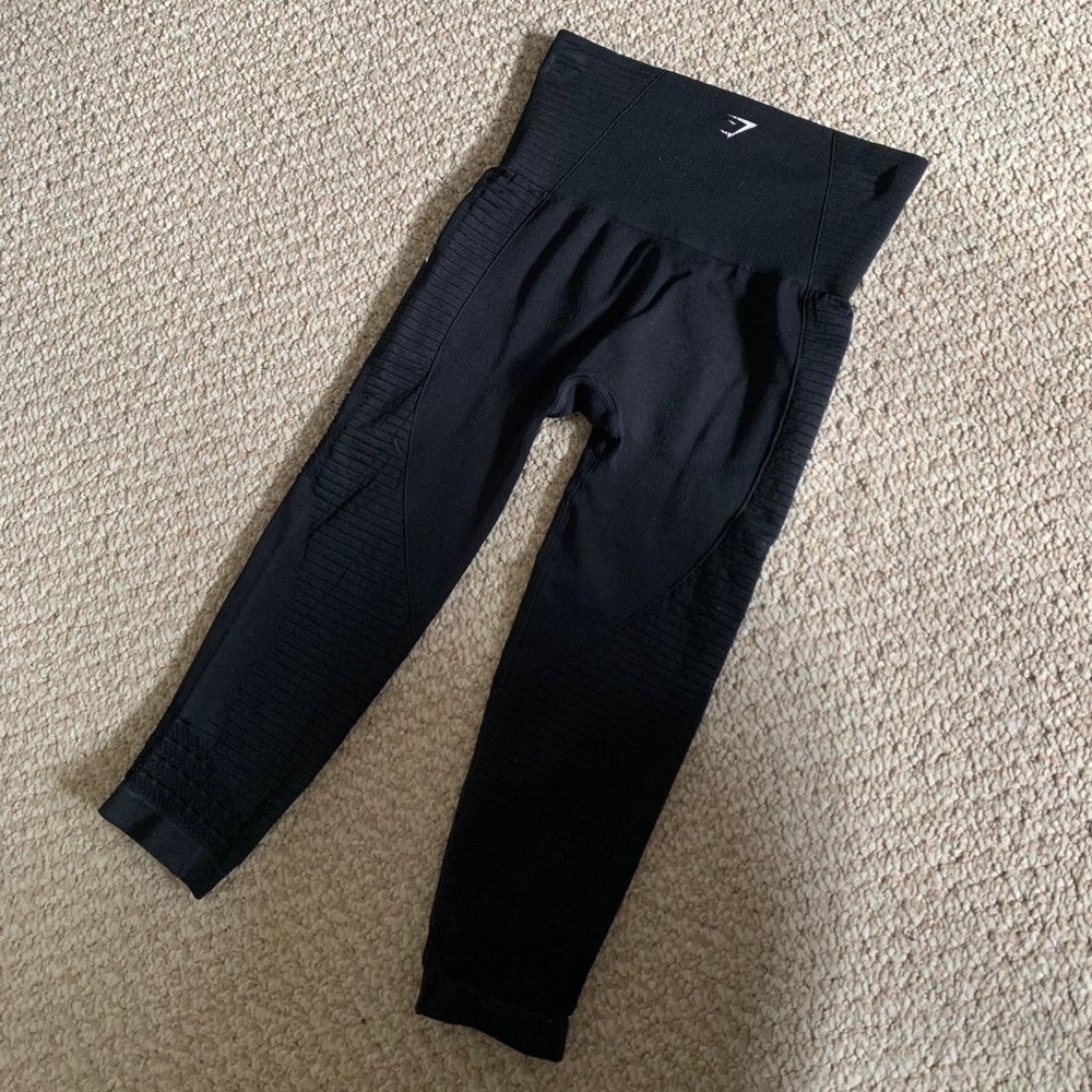 Gymshark Cropped Black Leggings